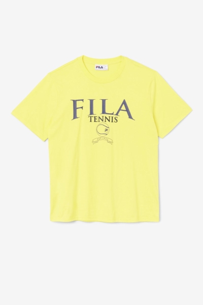Camiseta Amarillo L Baratas - FILA Linea